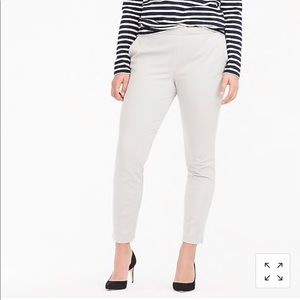 J Crew Martie Crop Pant in cloud grey